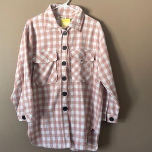 PINK RIPPLE Flannel